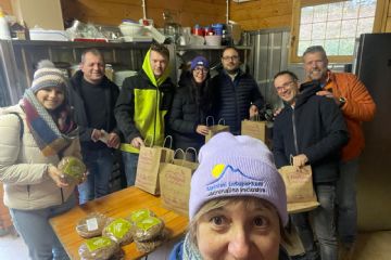 I nostri volontari si preparano all'impresa