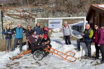 Foto di gruppo dopo l'escursione