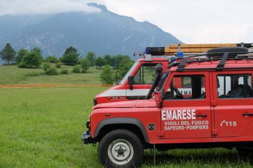 I mezzi del Gruppo in esercitazione (ph. Franz Rossi)
