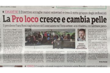 Parlano di noi: bella intervista sulla Gazzetta Matin